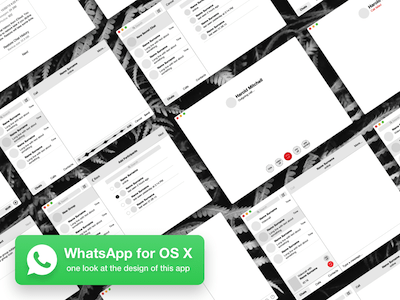 WhatsApp Concept for OS X