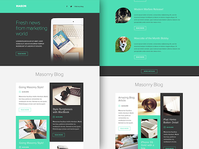 rocketway email templates sketch freebie download free resource newsletter mail templates