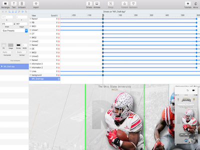 NFL Draft App and Principle Prototype Sketch Resource for Sketch Image ...