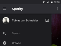 Spotify Material Design [Concept]
