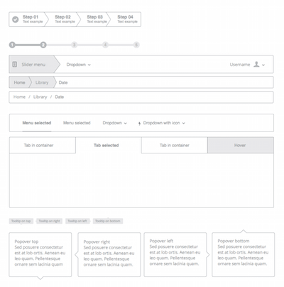 Teracy - Wireframe UI Kit
