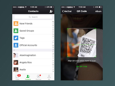 iOS WeChat UI Kit