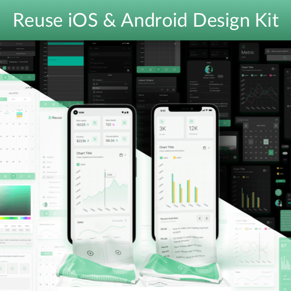 Reuse Mobile — iOS & Android Design Kit