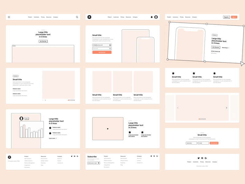 Root — Wireframe & Design Starter Kit