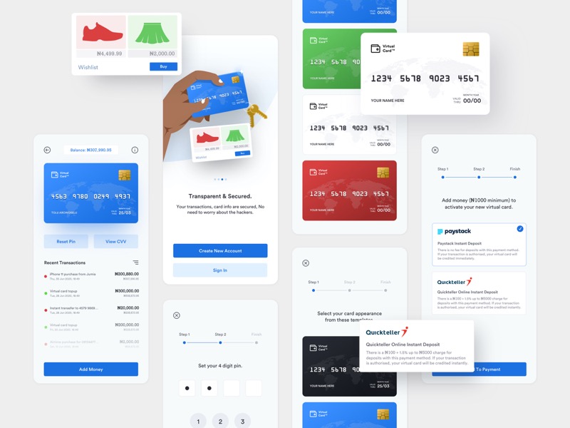 Credit Card App Concept
