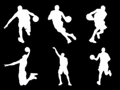 Basketball Player Silhouette