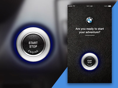 BMW Start Engine Button