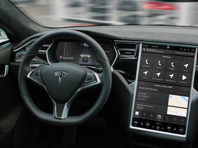 Tesla Car GUI