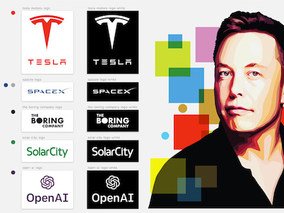 Elon Musk Companies and Logos