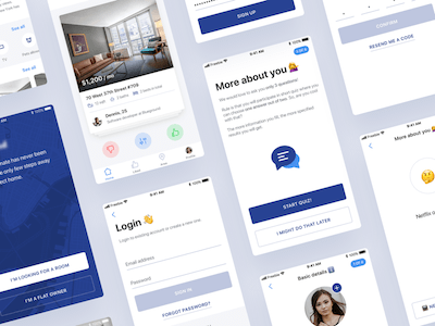 Find a Roommate App Concept