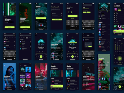 Music Streaming App UI Kit