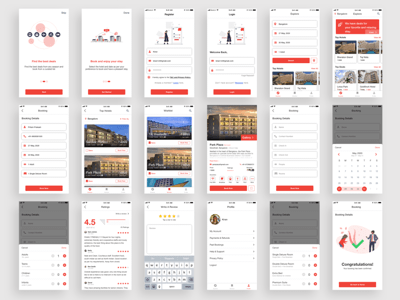Hotel Booking App Concept