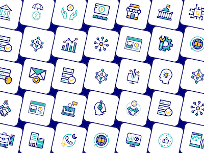 40 IT Services Icons