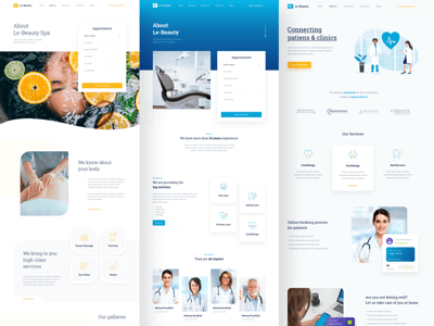 Medical and Health Services Landing Pages