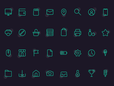 32 Basic Icon Set