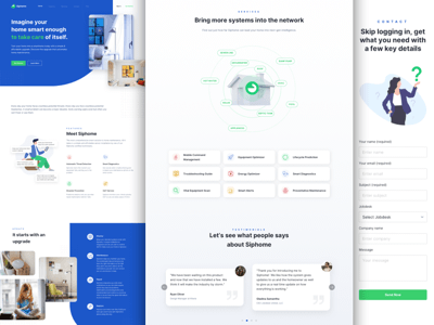 Smart Home Landing Pages