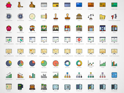 170 Business Icons