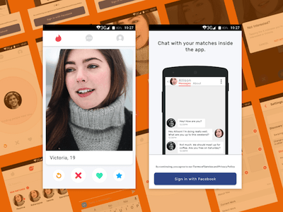 Tinder Android App UI Kit