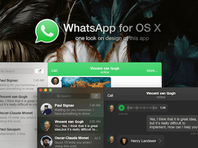 WhatsApp Concept for OS X